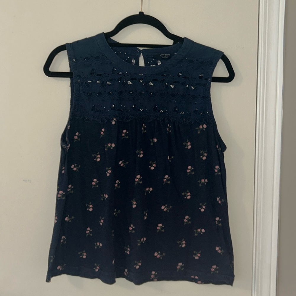 Lucky Brand Floral Top Large